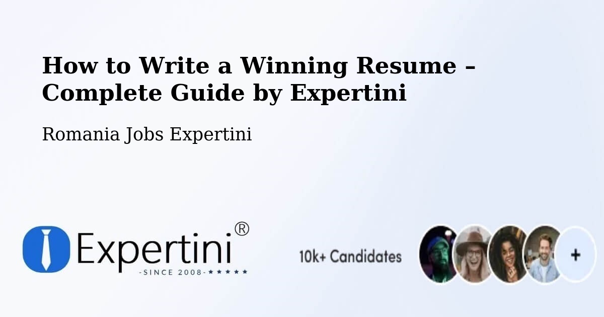 Resume Writing Guide for Job Seekers – Comuna Sanislău - Comuna Sanislău, Romania Jobs Expertini